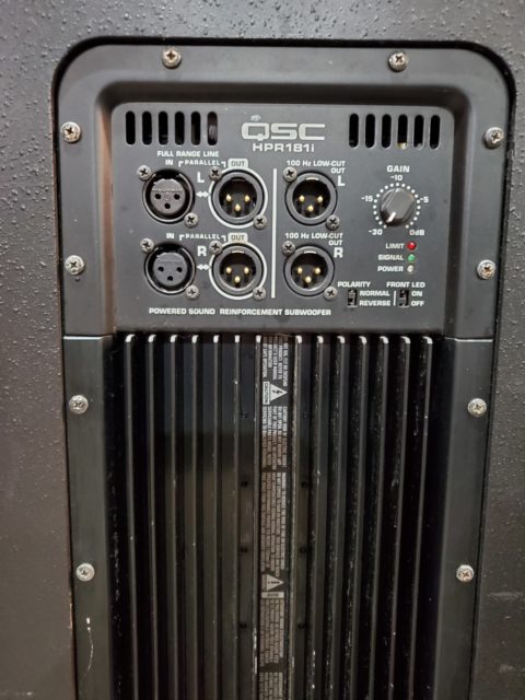 QSC HPR 181i Powered 18â³ Sub | THS Audio